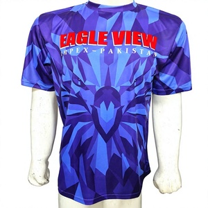 Camiseta de Compresión Deportiva Personalizada para Hombre, Cuello Redondo, Manga Corta, Secado Rápido, Capa Base, Impresión Digital, Algodón/Fibra de Bambú, Corte Holgado - Product Image 1