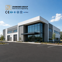 Edificios de Estructura de Acero Galvanizado Industriales Modernos ZW, Talleres de Fábrica, Fábricas Prefabricadas, Almacenes, Certificados ISO 9001