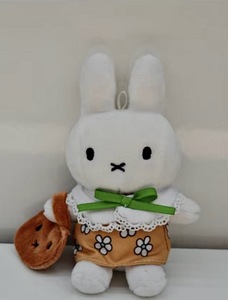 Peluche de Conejito Panadero Kawaii de 4 Pulgadas, Lindo Muñeco de Conejo de Peluche, <span class=keywords><strong>Mini</strong></span> Llavero de Animal, Colgante para Mochila, Regalo de Pascua para Niños - Product Image 6
