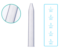 Pipette de transfert miniature de 5 ml avec bulbe en silicone réutilisable et écologique pour usage domestique