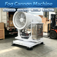 Canon à brouillard mobile, portée de 30 m, machine de suppression de la poussière, canon à eau automatique, exploitation minière et construction