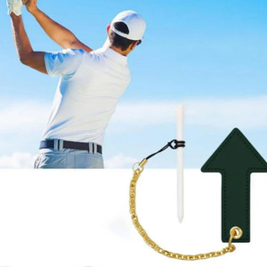 Outdoor PU leather <b>golf</b> club peg covers, magnetic peg holders to prevent loss, TEE <b>golf</b> practice accessories. - Product Image 3