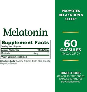 Capsules de mélatonine 10 mg à marque privée pour le sommeil – 60 capsules/flacon pour adultes - Product Image 3
