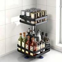 Étagère de rangement de cuisine multifonctionnelle carrée en fer avec système d'insertion par boulons pour diverses applications