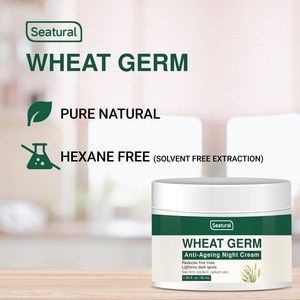 Crema Reafirmante Facial y Corporal de Germen de Trigo <span class=keywords><strong>Natural</strong></span> con Aceite de Almendras, Repara la Barrera Cutánea para Piel Normal a Seca - Product Image 5