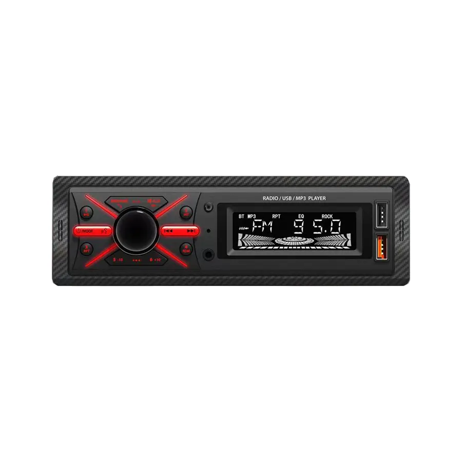 Universal1 Din Bluetooth Musicspeaker Autoradio Stereo Amp Fm Usb Tf Kaart Afstandsbediening Auto Mp3 Speler