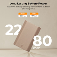 Batterie d'appareil photo K&F Concept avec plusieurs options de charge, port de charge USB/Type-C, double pack 2280mAh NP-FZ100 pour Sony A7iii A7Riii