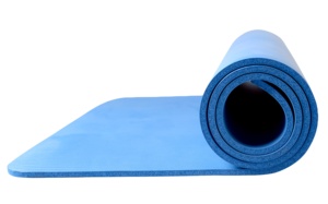 Tapis de sport antidérapant texturé en NBR, épais, absorbant les chocs, confortable, pour étirements, entraînements et yoga. - Product Image 4