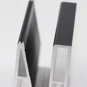 Aluminium-Glasprofil <span class=keywords><strong>U</strong></span>-Kanal Glasgeländer <span class=keywords><strong>U</strong></span>-förmige Glasbasis Glasbeschläge Glaszaunprofil - Product Image 5