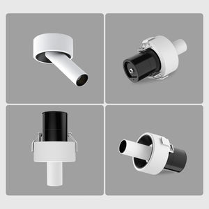 XRZLux 현대 실내 조정 가능한 매입 형 LED 천장 스포트라이트 알루미늄 벽 와셔 눈부심 방지 신축성 CRI 97 25 빔 - Product Image 2