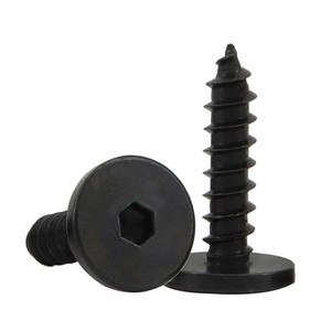 Vis à tête ultra plate M2 M3 M4 de 1 mm, vis autotaraudeuse à tête hexagonale plate et fine, du fabricant de vis - Product Image 3