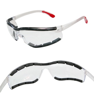 Lunettes de sécurité anti-UV385 certifiées ANSI Z87.1 CE EN166 UKCA, verres PC monobloc, protection intégrale, lunettes de travail industrielles - Product Image 6