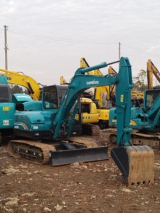 Excavatrice hydraulique sur chenilles à bas prix <span class=keywords><strong>Sunward</strong></span> SWE 80E 8 tonnes vente chaude en bon état utilisé rentable - Product Image 4