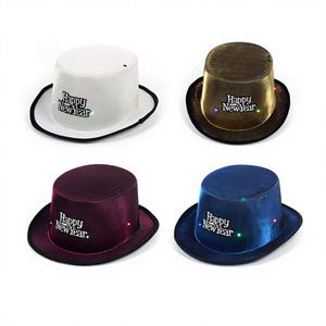 Chapeau lumineux de nouvel an 48 pièces 4DZ/CS pour les fêtes sportives plage extérieur PVC et Polyester pour bébés - Product Image 1