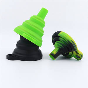 กรวยซิลิโคนพับได้สำหรับการถ่ายเทของเหลวอุปกรณ์เสริมสำหรับการทำอาหารในห้องครัว - Product Image 4