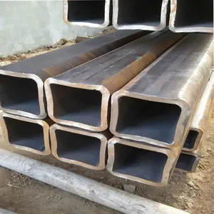 China Black Square Steel Pipe Seamless Black Steel Tube Rectangular Carbon Hollow Section Tube