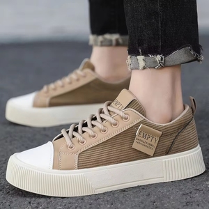 Nuevas zapatillas deportivas transpirables de primavera para hombre, de corte bajo, con suela de goma gruesa, parte superior de malla ligera, para deportes al aire libre. - Product Image 4