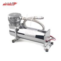 Car-Modification Air-Ride Suspension 12V Air Compressor Tire Inflator with Aluminum Alloy Steel ABS 1/4 NPT Car Ari Pump