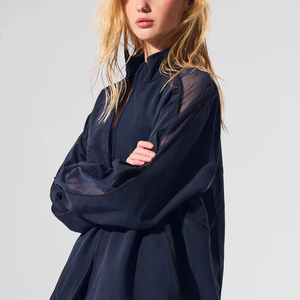 Giacca da Donna, Giacche per Donne, Giacca Corta Oversize con Borchie, Giacca da Donna con Frange - Product Image 1