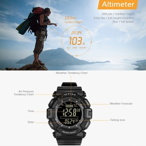 Spovan-<span class=keywords><strong>reloj</strong></span> <span class=keywords><strong>inteligente</strong></span> SPV706 para <span class=keywords><strong>hombre</strong></span>, pulsera Digital multifuncional, resistente al agua, para deportes al aire libre, montañismo y Pesca - Product Image 3