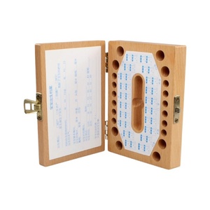 Boîte de rangement pour dents de lait en bois durable FUREIN SMILE, multi-usages, pour garçons et filles, modèle YW001 - Product Image 5