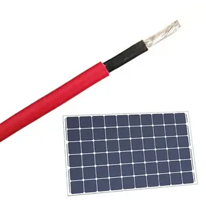 1X4Mm 1X6Mm 2X4Mm 2X6Mm Enkele Twin Core Pv Fotovoltaïsche Zonne-Energiekabel