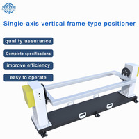 Positionneur horizontal à axe unique de type L pour robot de soudage automatique, positionneur à rotation horizontale et liaison verticale