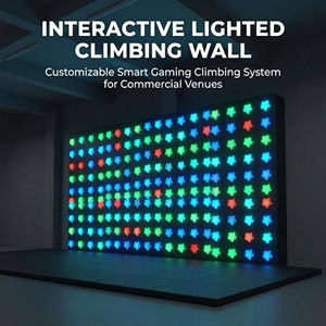 Machine murale interactive en plastique avec éclairage LED pour l'escalade des enfants lors de fêtes et d'événements sportifs et de divertissement en intérieur - Product Image 3