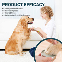 Baume pour pattes bio vegan personnalisé avec logo pour chiens et chats, hydrate et protège la peau endommagée, crème réparatrice pour animaux de compagnie