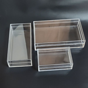 Dày Cao Cấp Hình Chữ Nhật Nhựa Trong Suốt <span class=keywords><strong>Acrylic</strong></span> Hộp Lưu Trữ Với Nắp Trang Trí Đồ Trang Sức Hiển Thị Pha Lê Hộp Nhỏ - Product Image 5