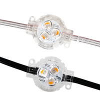 Guirlande lumineuse de Noël permanente SHIJI Holiday, 30 mm, RGB RGBW, pour extérieur, UCS2904, 12 V, LED numérique à points pixel
