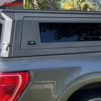 Capot rigide en alliage d'aluminium pour pick-up avec portes latérales solides et rails de toit pour Nissan Navara NP300