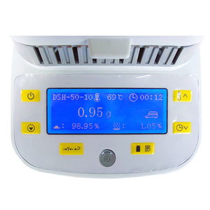 Aquecimento 1mg DSH-100-1 <span class=keywords><strong>CE</strong></span> do halogênio do laboratório do analisador 100g da umidade do alimento da grão, ISO 0.001g 10 - 30 grau 100 milímetros WJ - Product Image 3