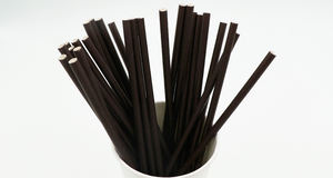 Pailles en papier de qualité alimentaire, multicolores, jetables, écologiques, biodégradables - Product Image 3