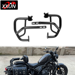 Parachoques de barra de choque de carretera para motocicleta XXUN para <span class=keywords><strong>Honda</strong></span> <span class=keywords><strong>Rebel</strong></span> <span class=keywords><strong>500</strong></span> CMX500 CM500 2017 2018 2019 2020 2021 <span class=keywords><strong>2022</strong></span> 2023 2024 - Product Image 1