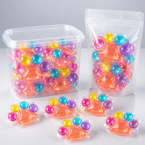Wholesale Custom Shape 5-in-1 Laundry <b>Detergent</b> Pods Tub Pouch Packaging Concentrated Liquid <b>Washing</b> Capsules Factory - Product Image 6