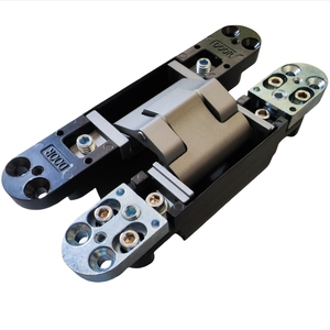 Chaude Moderne 3D Noir 180 Degrés Réglable <span class=keywords><strong>Porte</strong></span> En Bois <span class=keywords><strong>Placard</strong></span> Dissimulé <span class=keywords><strong>Invisible</strong></span> <span class=keywords><strong>Charnière</strong></span> 40 60kg 80kg 100kg Heavy Duty En Alliage De Zinc - Product Image 2