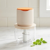 Mini hachoir électrique sans fil pour viande et légumes, avec bol de qualité alimentaire, ustensile de cuisine portable