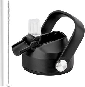 Couvercle de remplacement en acier inoxydable pour bouteilles isothermes à large ouverture de 12 à 64 oz, <span class=keywords><strong>isolation</strong></span> <span class=keywords><strong>thermique</strong></span> de 12 à 24 heures, sans BPA - Product Image 1
