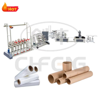 Système de production industrielle Tubes 1-20 M/min Machine automatique de fabrication de tubes en papier pour paroi épaisse personnalisée