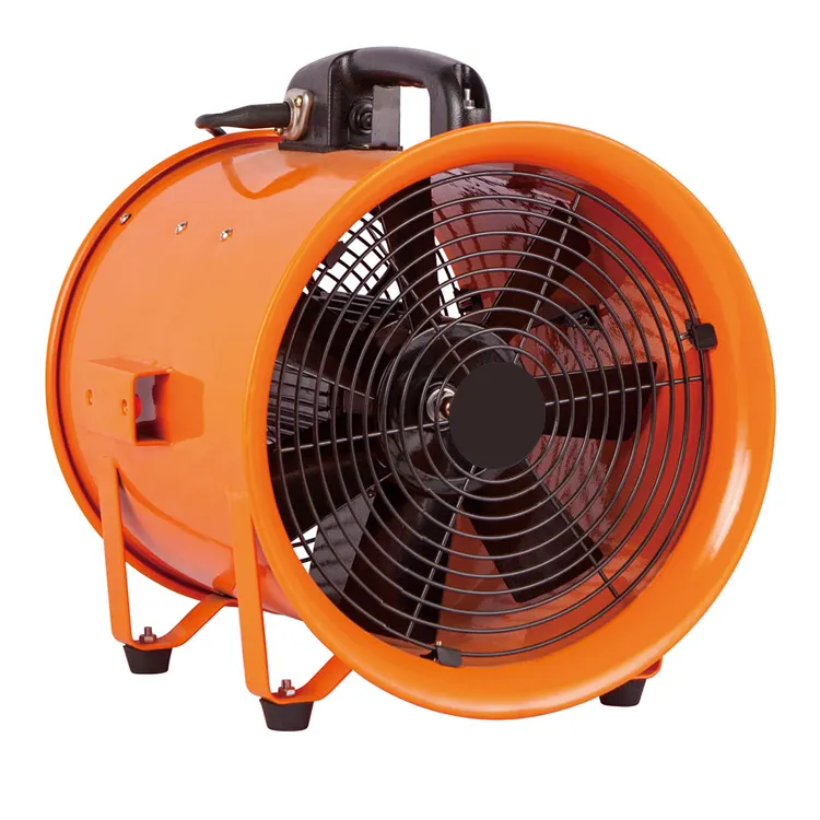 Tragbarer 220V Axial ventilator mit großem Durchfluss, industrieller Saug ventilator