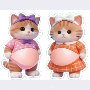 Autocollants 3D créatifs en TPR en forme de chat Nyan Nyan, <span class=keywords><strong>ventre</strong></span> gonflé, anti-stress, cadeaux amusants, <span class=keywords><strong>ventre</strong></span> de chien Shiba Inu, jouet à presser pour adulte, Mochila - Product Image 5