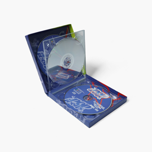 ODM Service Pop Mix CD Hardcover Box, Multi-Disc DJ Compilation Case with Bright Cartoon Print - Product Image 1