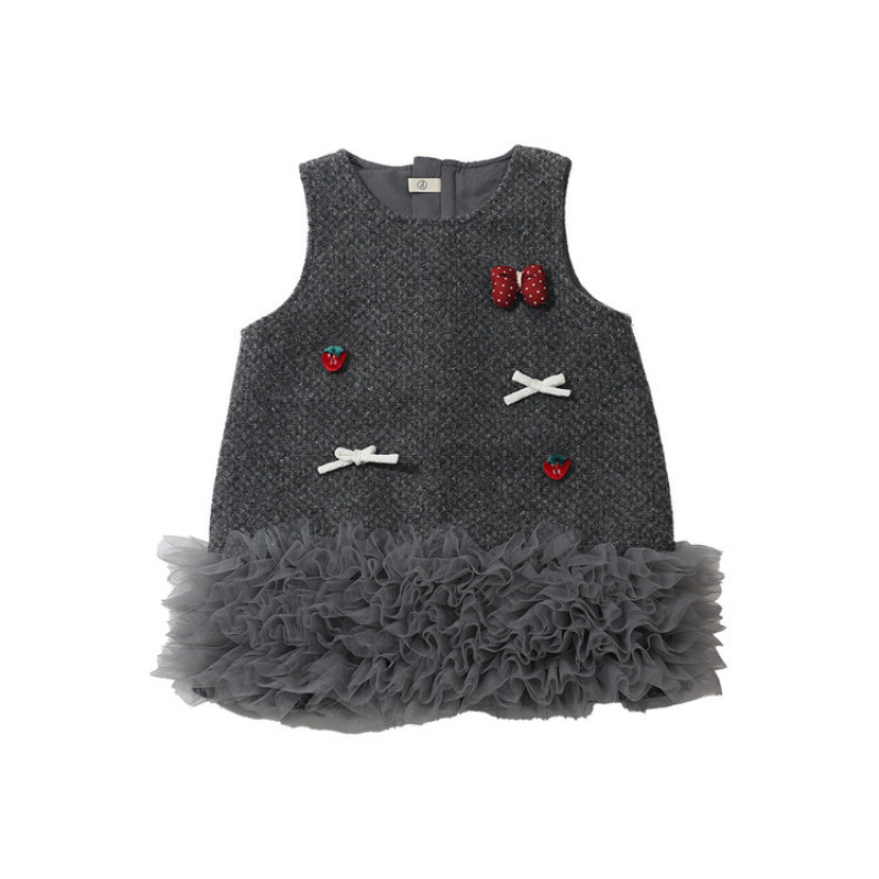 Abito canotta grigio