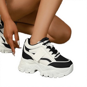 Nouvelles Chaussures de Sport Décontractées Polyvalentes Printemps-Automne pour Homme, Tendance Mode, Semelle Épaisse Rehaussante, Tige en PU - Product Image 2