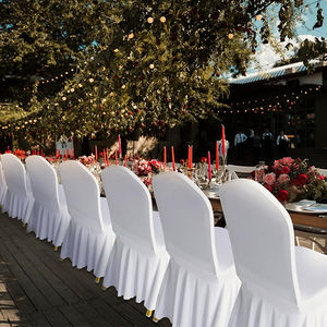 Белый свадебный спандекс - Product Image 2