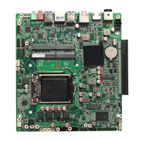 Placa Base Mini PC Intel de 11.ª Generación Tiger Lake-U I3 I5 I7, 6 Puertos Com Integrados, 2 DDR4 32GB LVDS, Placas Base Nano Itx Industriales