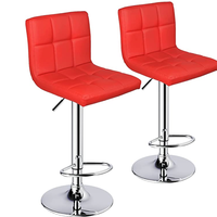 Vente en gros de meubles de bar de style tendance tabouret haut dossier de siège en cuir base de pieds en métal utilisé pour bar pub café café boire