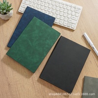 Cuaderno de Piel Sintética con Grabado en Relieve, Páginas Gruesas, Encuadernado Cosido, Set de Regalo Promocional Personalizado para Oficina Corporativa