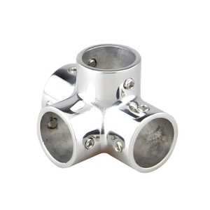 Conector de 3 vías de acero inoxidable para tuberías, accesorios marinos para embarcaciones - Product Image 1